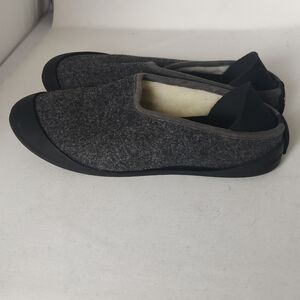 Mahabis Classic wool fleece lined slippers detachable soles sz 39 sz 8  Nr Nu!